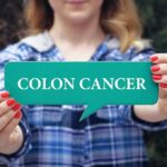 sign saying colon cancer