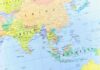 A detailed political map of Asia showing various countries and regions