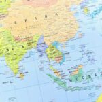 A detailed political map of Asia showing various countries and regions