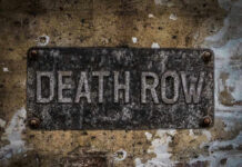 Audio Evidence Triggers SHOCKING Death Sentence DEMAND! Weathered Death Row sign on aged concrete wall