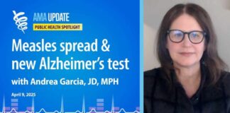 Another measles death, pertussis news, a new Alzheimer's