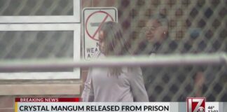 Crystal Mangum released from prison