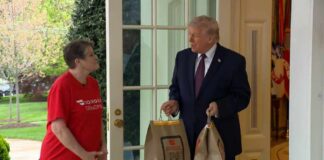 Trump Orders DoorDash - Tips $11,000