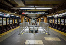 Sicko Illegal RAPED Corpse – Media Stays Silent! Subway station platform with directional signs overhead.