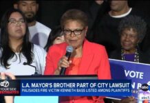 Mayor Karen Bass' brother suing LA after home burned in Palisades Fire