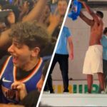 Teen Killed, Buildings Burn During WILD Knicks Celebrations New Yorkers Go WILD in the Streets After Knicks win NBA Finals Game 4