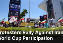 Iran Team Booted from U.S Hours After World Cup Match! Protesters Rally Against Iran's World Cup Participation | AD1S