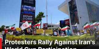 Protesters Rally Against Iran's World Cup Participation | AD1S