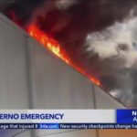 Toxic Plume COVERS City After Devastating Fire! L.A. cold storage warehouse erupts in toxic inferno