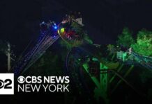 Brand-New Coaster STALLS – Kids Left Dangling! Video shows passengers stuck on rider at Adventureland amusement park