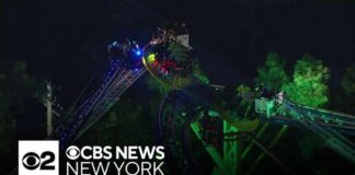 Video shows passengers stuck on rider at Adventureland amusement park