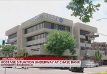 Man STRAPS Bombs And Robs Bank Downtime! Hostage situation underway at Chase Bank in downtown Bakersfield