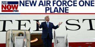 WATCH: Trump unveils new Air Force One plane at Joint Base Andrews
