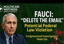 Fauci Orders Staff “DELETE EVERYTHING Now!” Fauci’s Testimony vs. His “Delete the Emails” Orders: Did He Violate Federal Law?