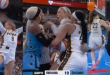 Black WNBA Player Fouls Rival – Gets Kicked Out – Then Claims “White Privilege” Sophie Cunningham wants to fight DiJonai after flagrant 2 👀 Caitlin Clark tech for bumping ref
