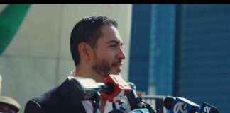Abdul El-Sayed holds press conference after winning the Democratic nomination for US Senate