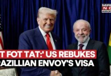 Trump REVOKES Ambassadors Visa – U.S. Standoff Ensues Trump's Tit-For-Tat Move Targets Brazil! US Rebukes Brasília Envoy's Visa Before October Polls