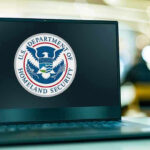 All D.C Flights FROZEN – Citing Security Concerns! Laptop displaying U.S. Department of Homeland Security logo.
