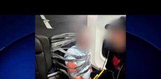 Man duct-taped to seat on American Airlines flight after allegedly attacking another traveler