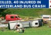 Packed Tour Bus Flips – Multiple Casualties Switzerland Bus Crash: 5 Killed, 40 Injured Near Alpine Village Susch | NewsX World
