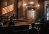 Lindsay Clancy Mistrial! – What Happens Now? Judge presiding in a wood-paneled courtroom