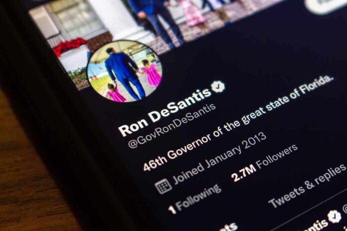 shutterstock_2208139621 smartphone screen showing a verified social media profile