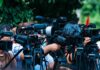 South Park’s Wild Rebrand Sparks Chaos TV news cameras crowding together at an outdoor event