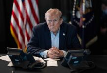 Bestiality Accusation Hijacks Trump – Shocking! Person in suit seated at table with telephones