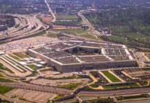 The Pentagon building seen from above