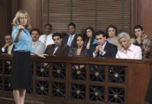 Defendant Snickered in Court Then Got Attacked Attorney pointing toward the jury in a courtroom