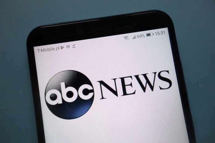 shutterstock_1229966284 ABC News logo on a smartphone screen